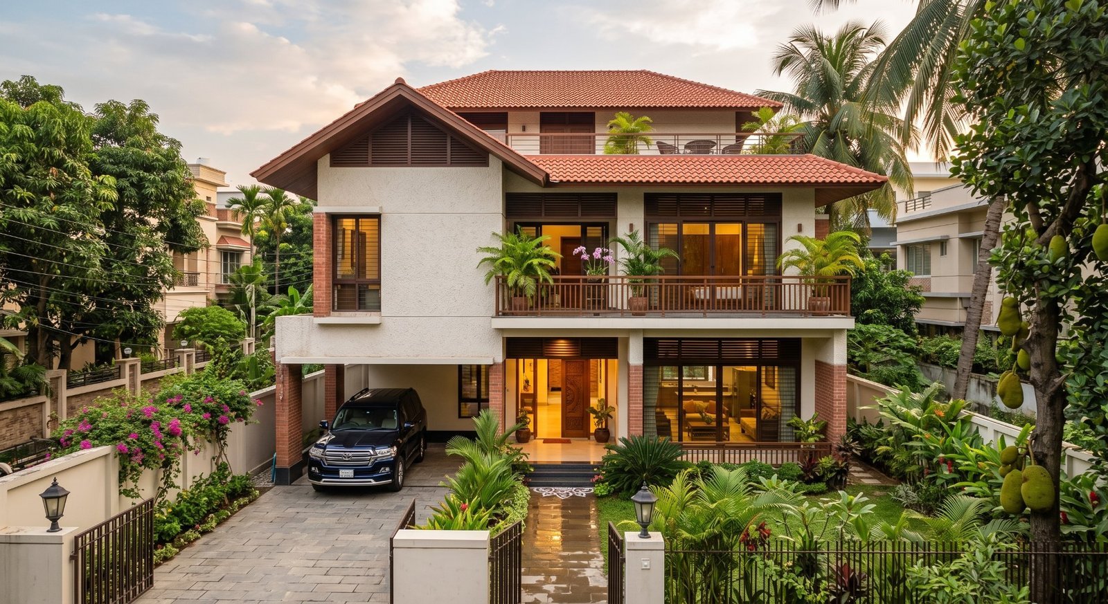 5 Katha luxury modern duplex villa interior architecture in Bangladesh by Interior Knowledge